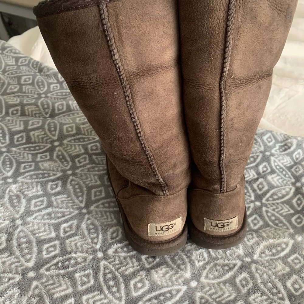 Tall chocolate Ugg’s